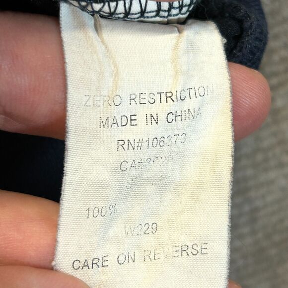 Zero Restriction Micro Suede Jacket Mens XL Pullover Golf Navy Vista Valley Logo - Picture 11 of 14